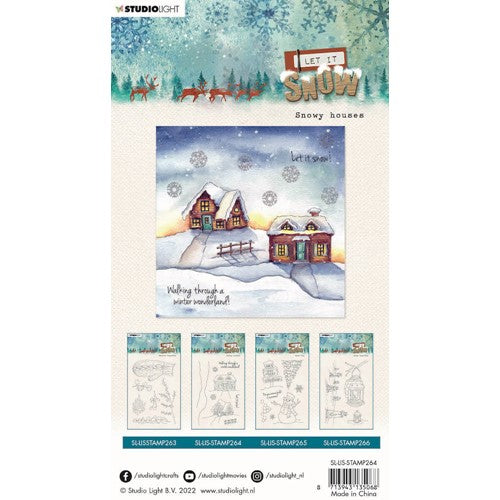 Studio Light Let It Snow Clear Stamps - Nr. 264, Snowy Houses*