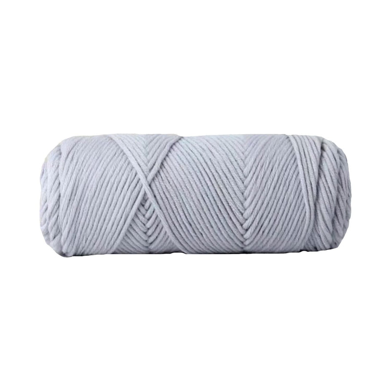 Poppy Crafts Soft Yarn 100g 3 Pack - Soft Grey