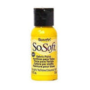 SoSoft Fabric Acrylic Paint 1oz Bright Yellow