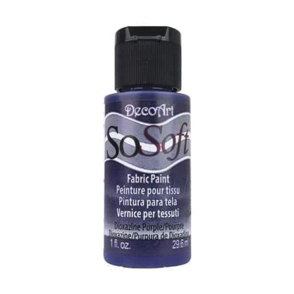 SoSoft Fabric Acrylic Paint 1oz Dioxazine Purple