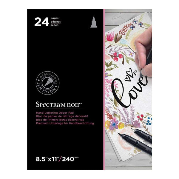 Spectrum Noir Hand Lettering Decor Pad 8.5X11 - Love