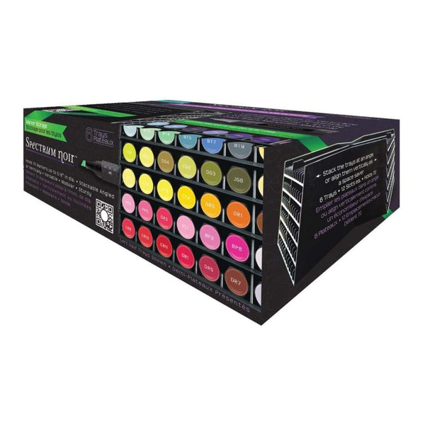 Spectrum Noir Marker Storage Trays Black 6 pack - Empty Holds 72