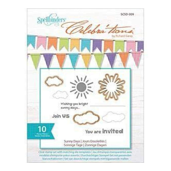 Spellbinders - Celebrations Dies With Stamps- Sunny Days