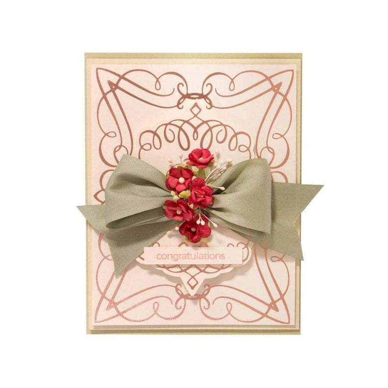 Spellbinders Glimmer Impression Plate - Elegant Rectangle*