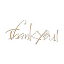 Spellbinders Glimmer Impression Plate - Thank You