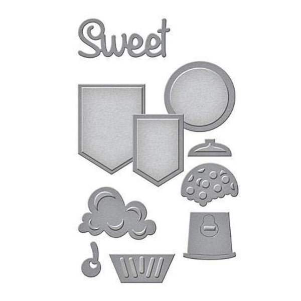 Spellbinders Shapeabilities Die D-Lites Sweet Set