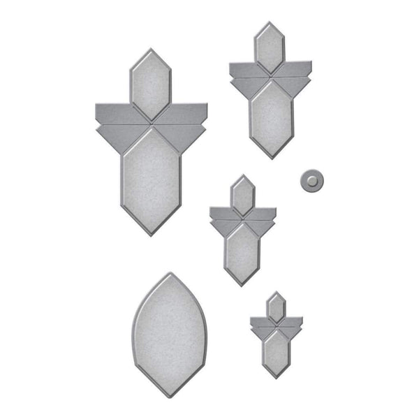 Spellbinders Shapeabilities Dies Angled Flower Fold n Go
