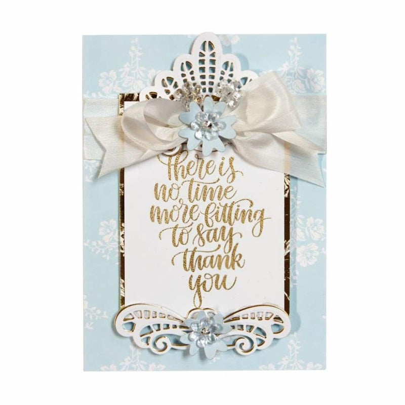 Spellbinders Shapeabilities Dies By Becca Feeken Venise Lace-Isadora T ...