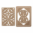 Spellbinders Shapeabilities Dies -Swirl Booklet Insert