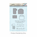 Spellbinders Stamp & Die Set By Debi Adams Love Set Match-Lunch Bunch*