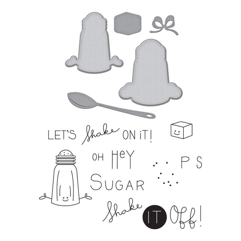 Spellbinders Stamp & Die Set - Shake It Up*