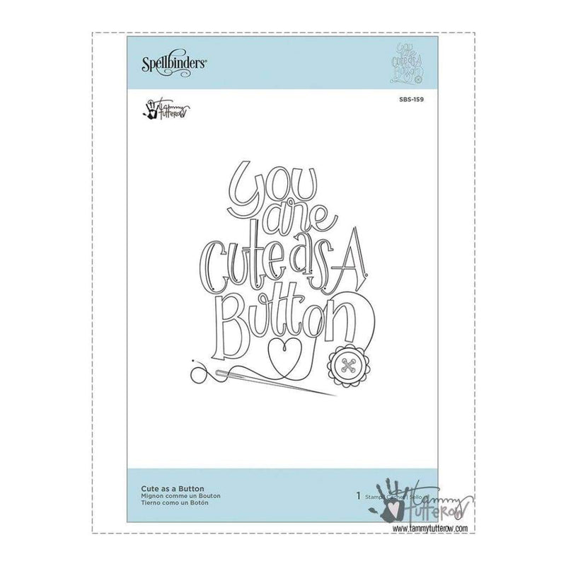 Spellbinders Stamps Cute As A Button*