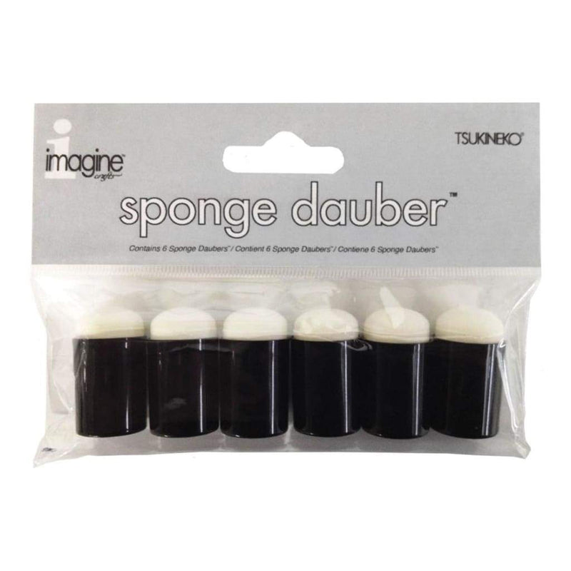 Sponge Daubers 6 pack 1.25 inch X.625 inch X.625 inch