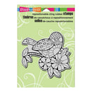 Stampendous Cling Stamp 4X4 Mosaic Bird