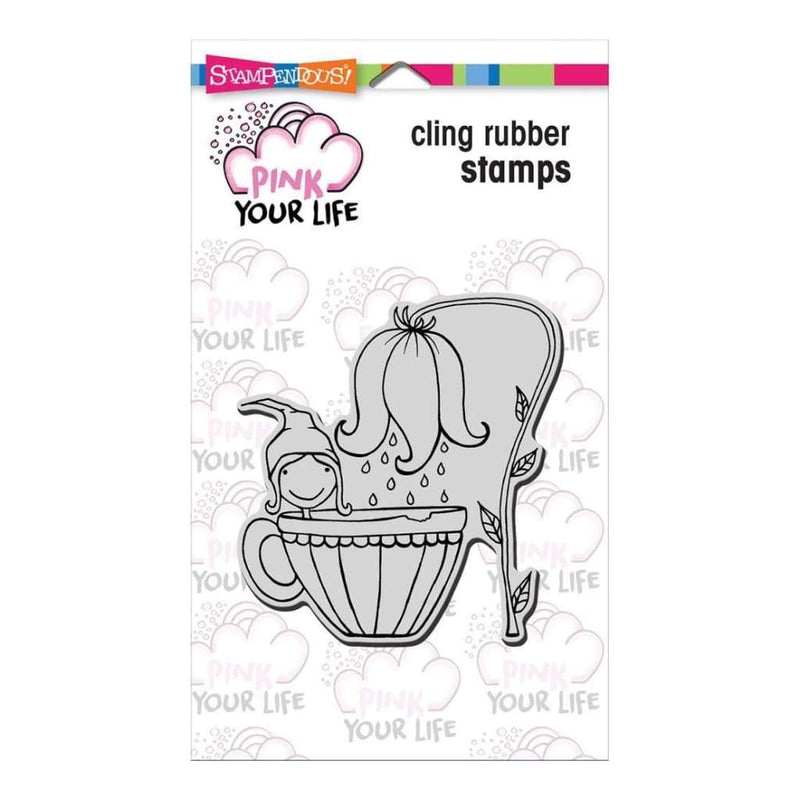 Stampendous Cling Stamp 4X4 Whisper Bath