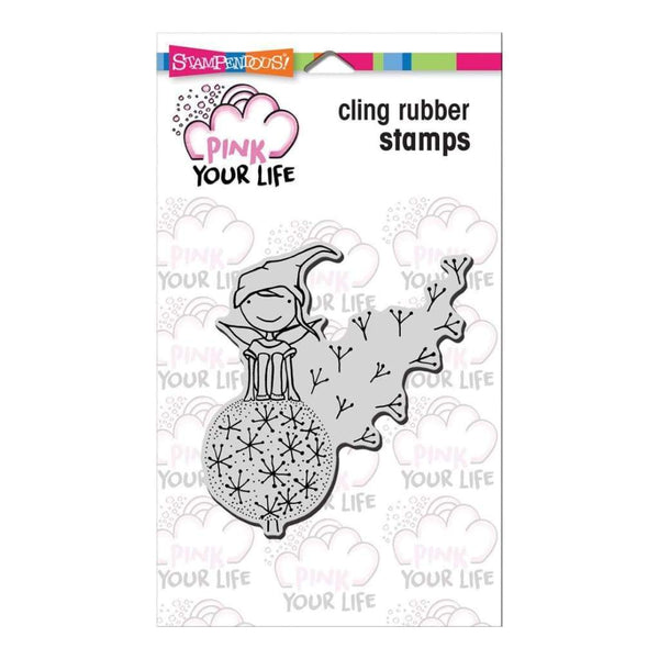 Stampendous Cling Stamp 4X4 Whisper Dandelion
