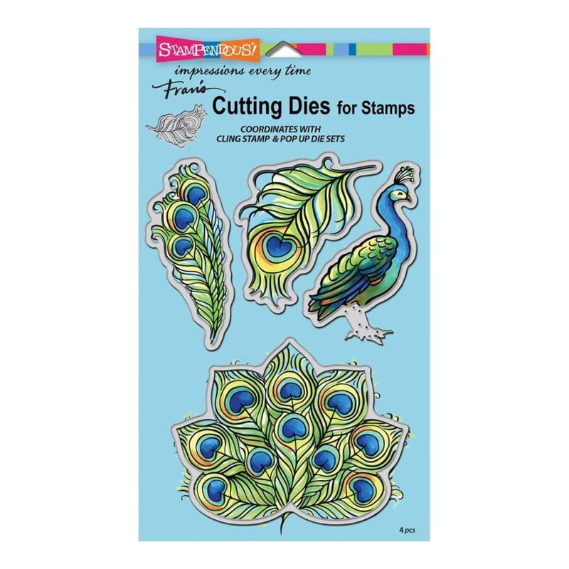 Stampendous Dies - Poised Peacock