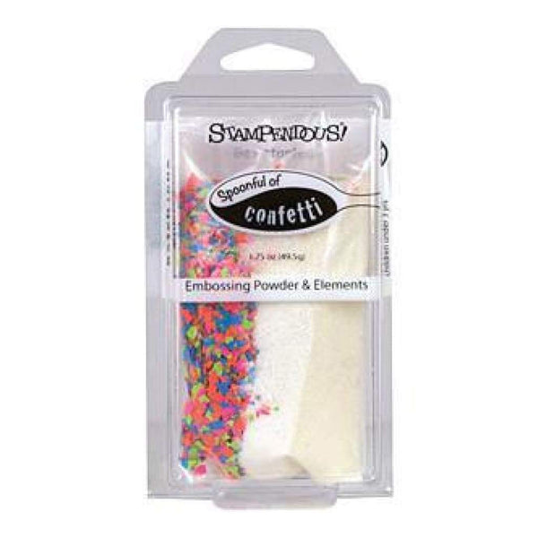 Stampendous Spoonful Of Embossing Powder & Elements Confetti