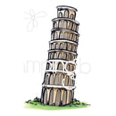 Stamping Bella Cling Stamps - Rosie & Bernies Tower Of Pisa