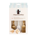 American Crafts - Sweet Tooth Fairy - Napkin & Fork Bow Kit - Gold
