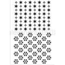 Alexandra Renke Red Christmas Clear Stamps - Star Pattern