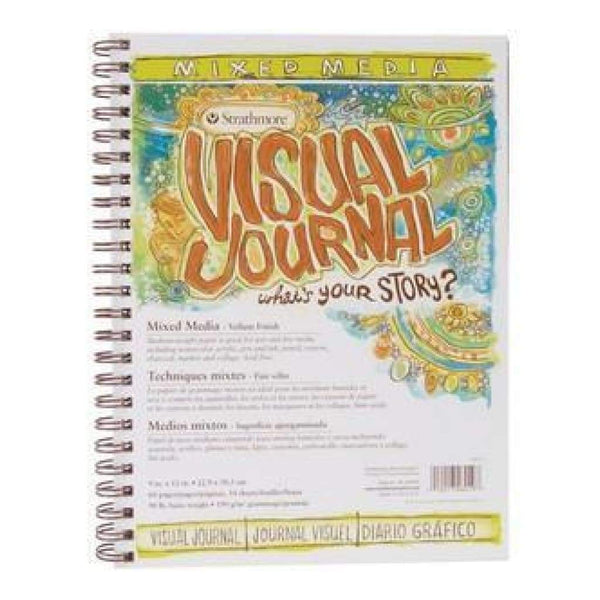 Strathmore Visual Journal Mixed Media Vellum 9Inch X12inch  90Lb 34 Sheets