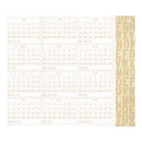 Studio Calico - Classic Calico 3 - Timesheet 12X12 Inch Double-Sided Paper (Pack Of 10)