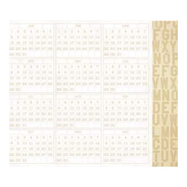 Studio Calico - Classic Calico 3 - Timesheet 12X12 Inch Double-Sided Paper (Pack Of 10)