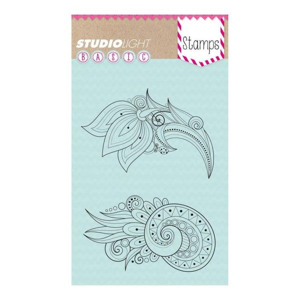 Studio Light Basic A6 Stamps - Flowers