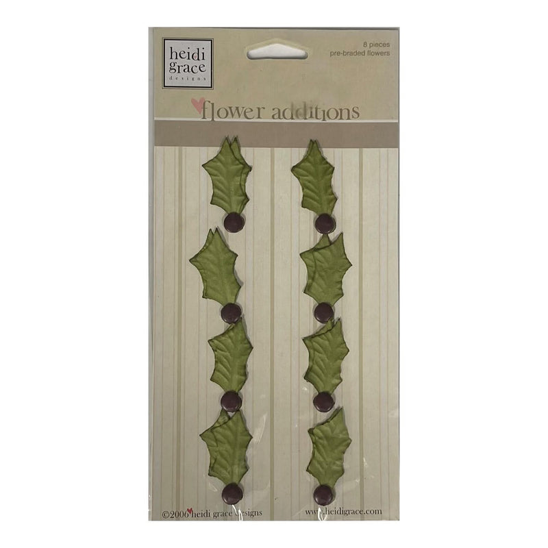 Heidi Grace Flower Additions - Holly Leaf Flowers - Sugar Plum Forest*