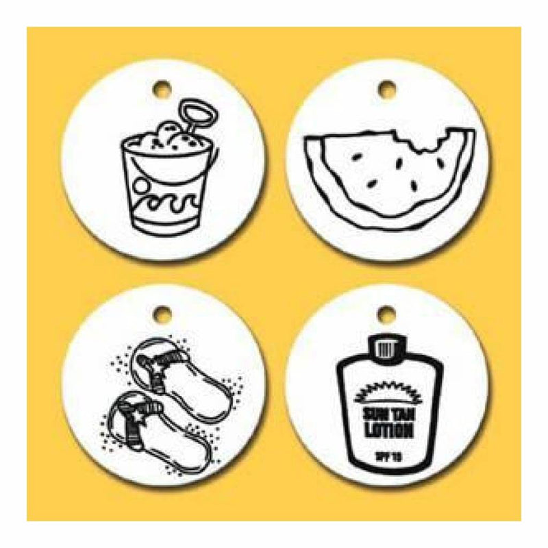 Summer Zipper Pulls 4 Pack