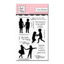 Sweet n Sassy Clear Stamps 4 inch X6 inch Happy Together