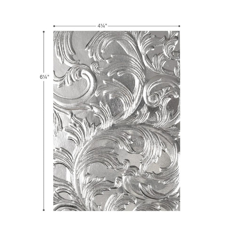 Sizzix 3D Textured Impressions Embossing Folder By Tim Holtz Elegant*