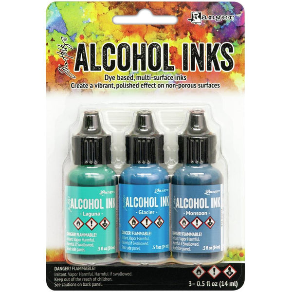 Tim Holtz Alcohol Ink .5oz - Teal/Blue Spectrum