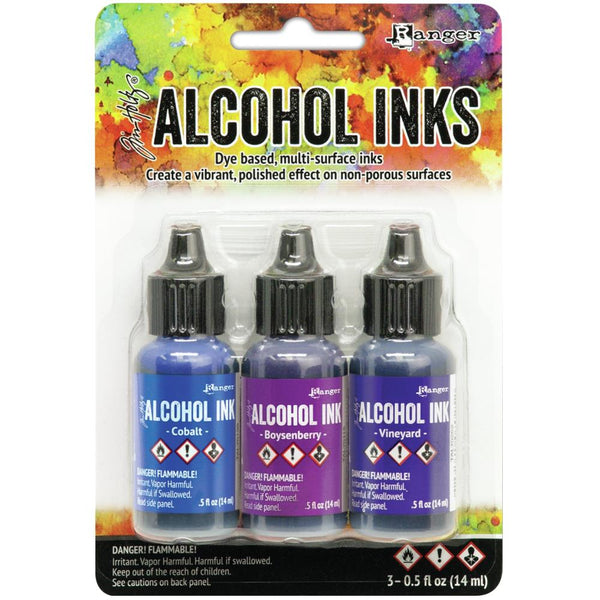 Tim Holtz Alcohol Ink .5oz - Indigo/Violet Spectrum