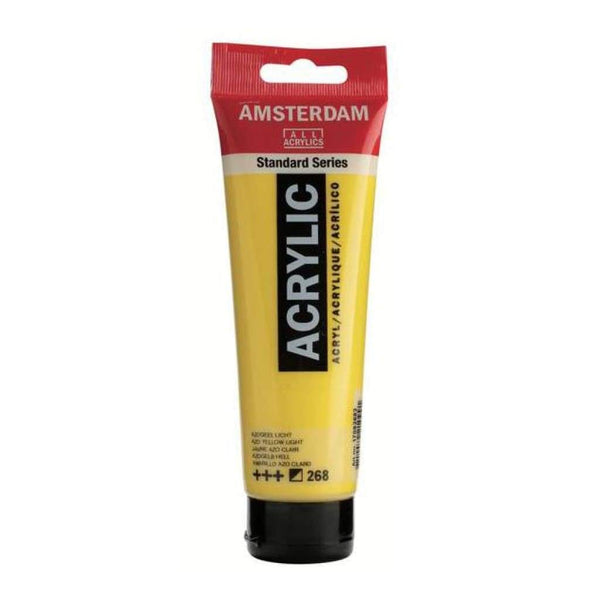 Talens - Amsterdam Standard Acrylic Paint 120ml - Azo Yellow Light 268