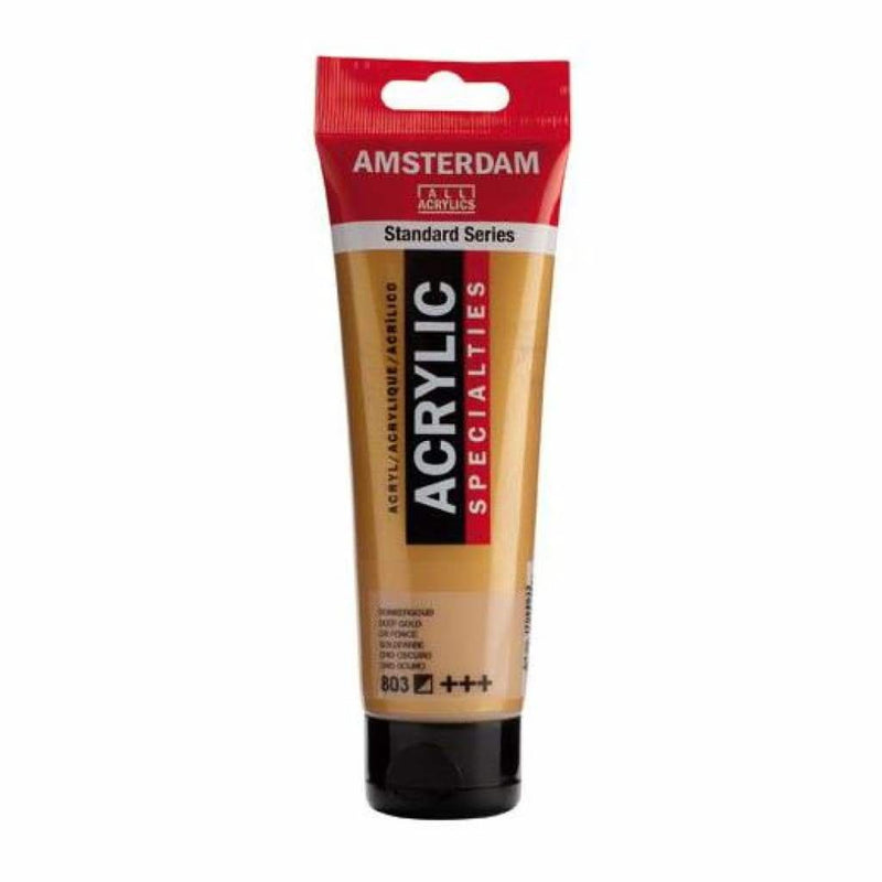 Talens - Amsterdam Standard Acrylic Paint 120ml - Deep Gold 803