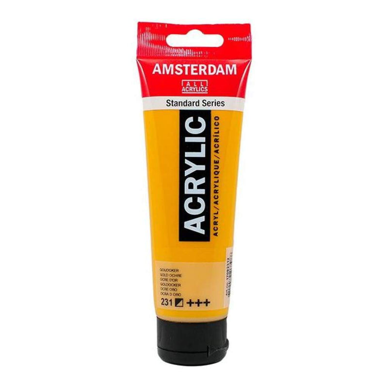Talens - Amsterdam Standard Acrylic Paint 120ml - Gold Ochre 231