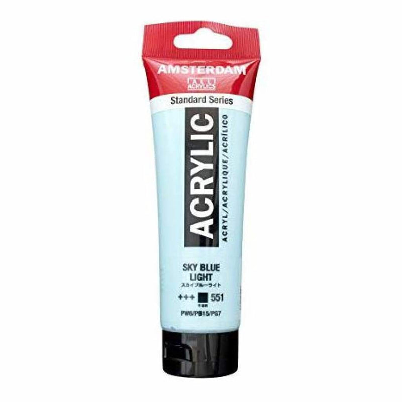 Talens - Amsterdam Standard Acrylic Paint 120ml - Sky Blue Light 551