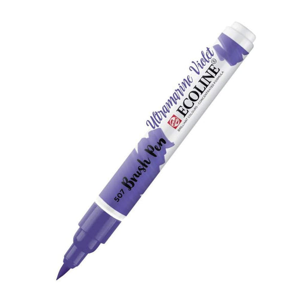 Talens Ecoline Brush Pen - 507 Ultramarine Violet