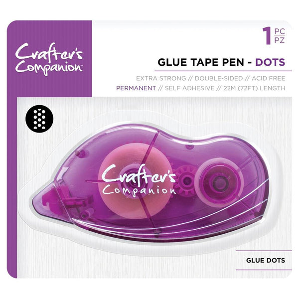 Crafters Companion - Glue Tape Pen Dots-Permanent