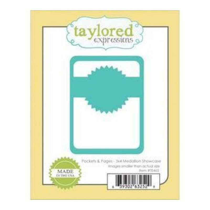 Taylored Expressions Die Pockets & Pages 3In.X4in. Medallion Showcase