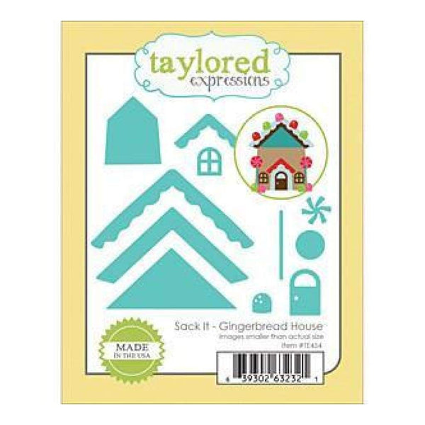 Taylored Expressions Dies Sack It Gingerbread House