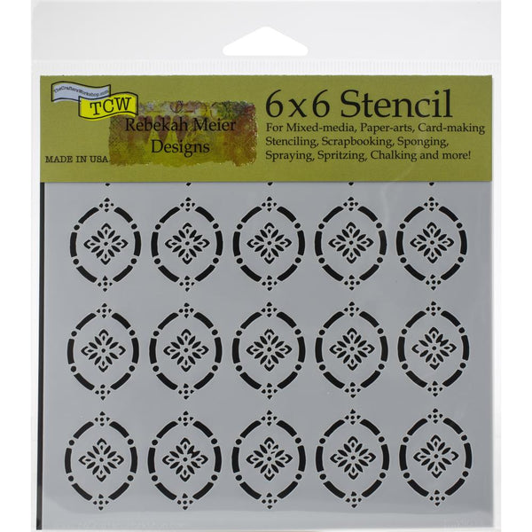 Crafters Workshop Template 6in x 6in - Pointelle*