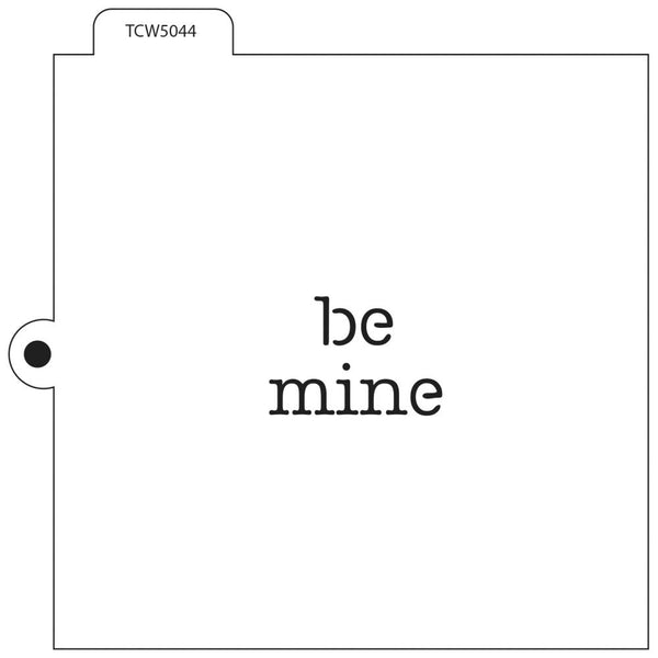 Crafters Workshop Cookie & Cake Stencils 5.5 inch X5.5 inch - Be Mine