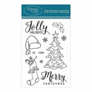 Technique Tuesday Clear Stamps 4 Inch X6 Inch  Jolly Holidays