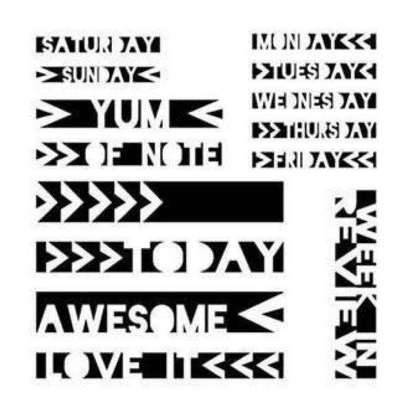 The Crafters Workshop - 12X12 Template - Life Strips