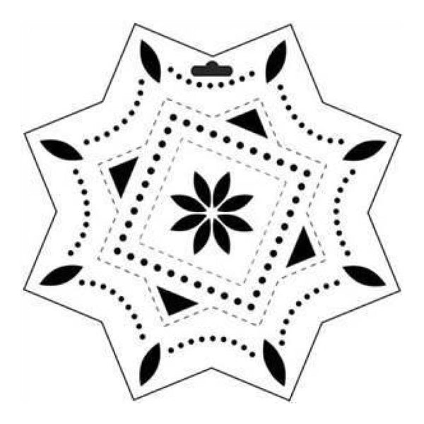 The Crafters Workshop - 12X12 Template - Lotus