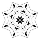 The Crafters Workshop - 12X12 Template - Lotus