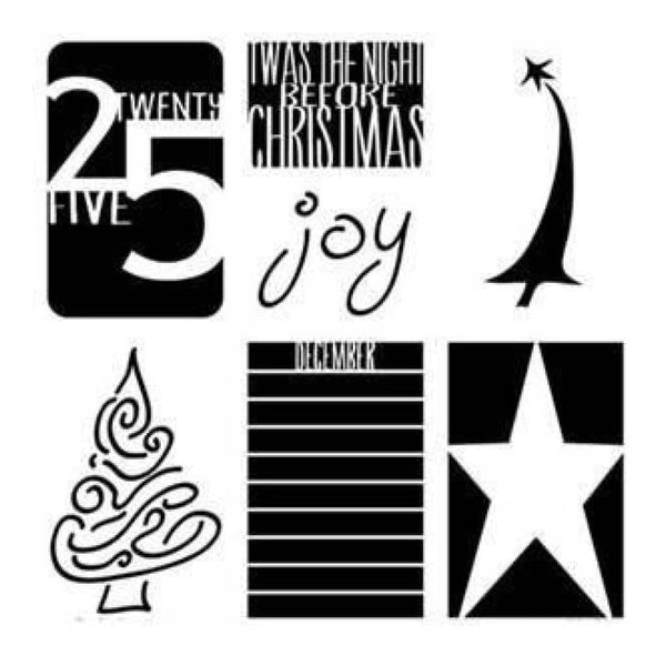 The Crafters Workshop - 12X12 Template - Twas The Night